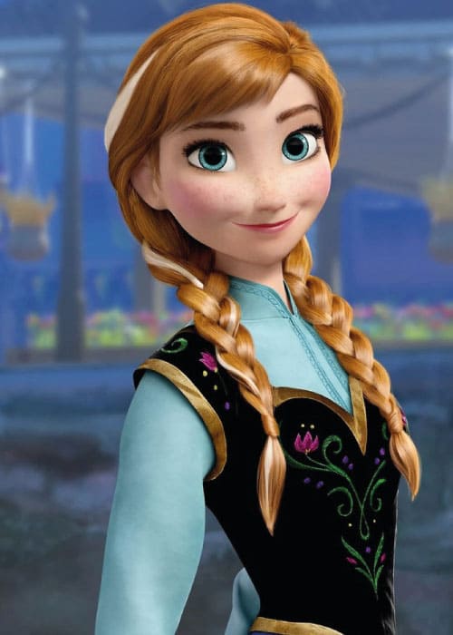 Imagem da personagem Anna, do filme Frozzen