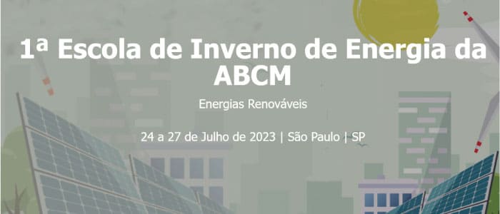 banner de divulgação da escola de inverno de energia ABCM